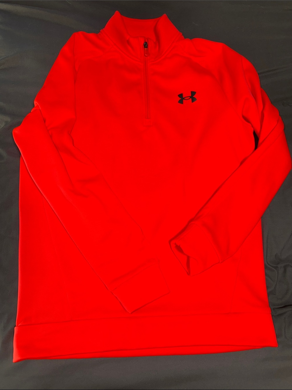 Under Armour Men’s Bright Red/Pink Half-Zip Performance Sweater Size Medium